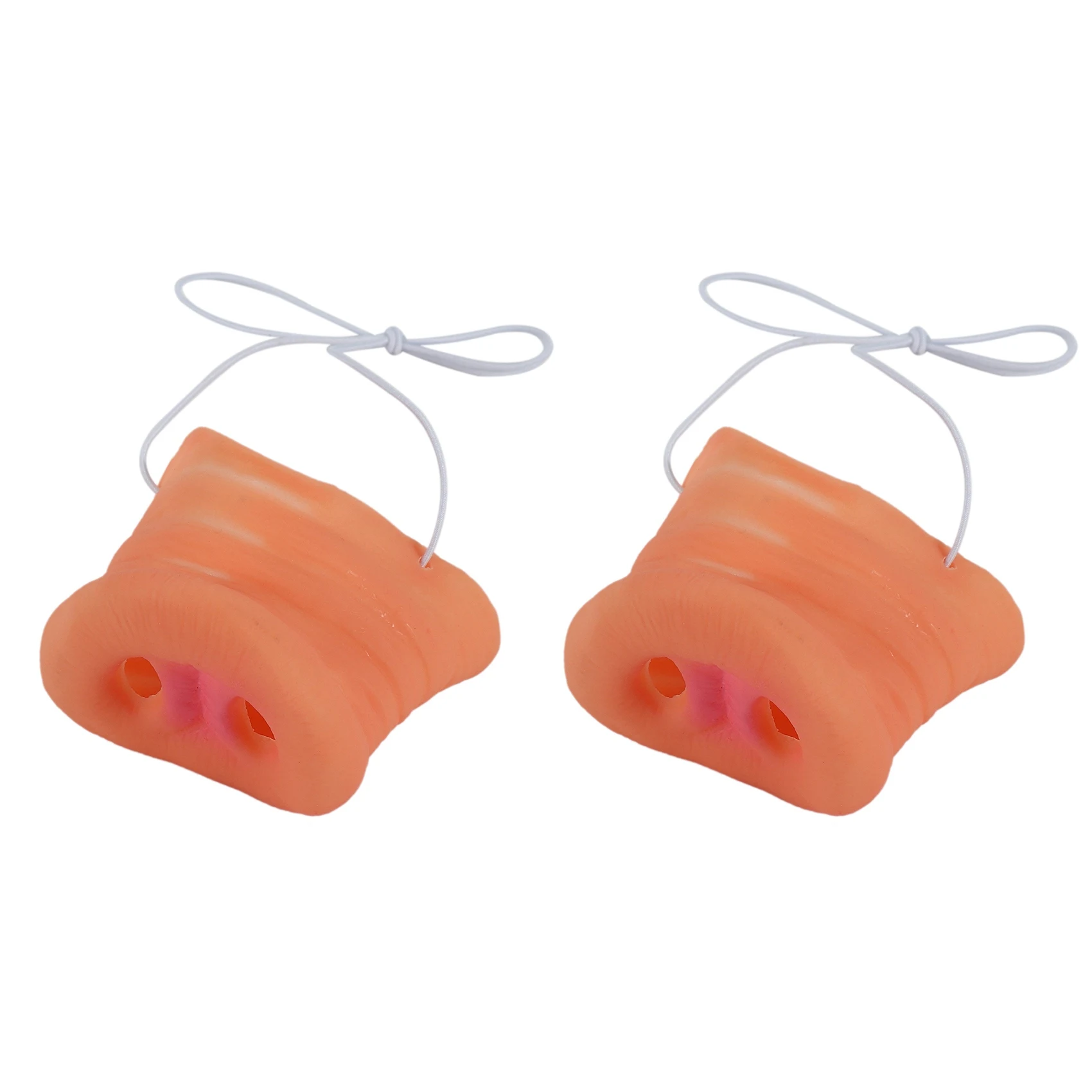 2 Pcs Simulation Pig Nose With With Elastic Band Animal Costume Mask Holloween Party Prop Halloween Costumes