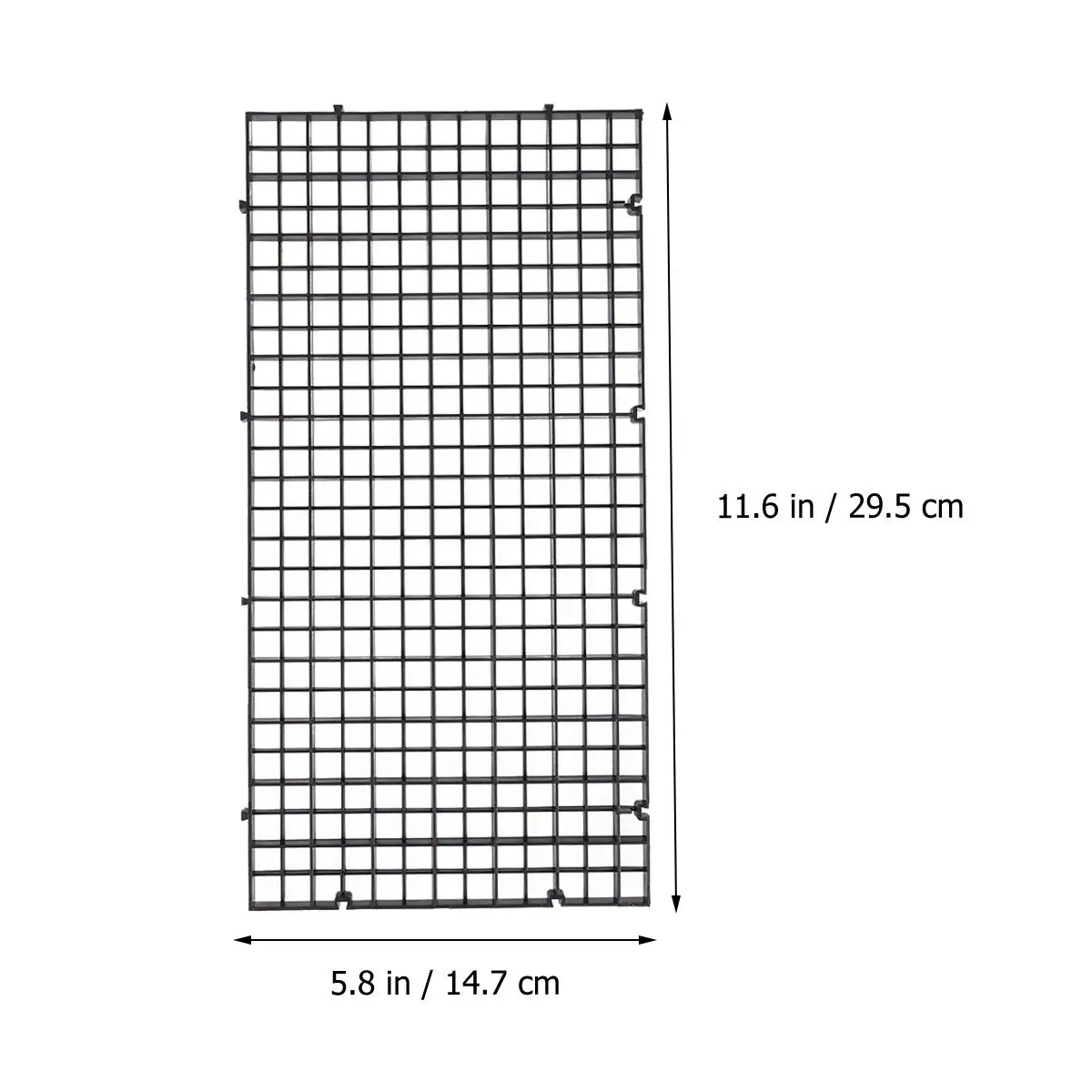 

8 Pcs Bottom Filter Grid Fish Tank Aquarium Segregation Board Partition Plastic Net Frame Increase Survival Rate Separate Fish