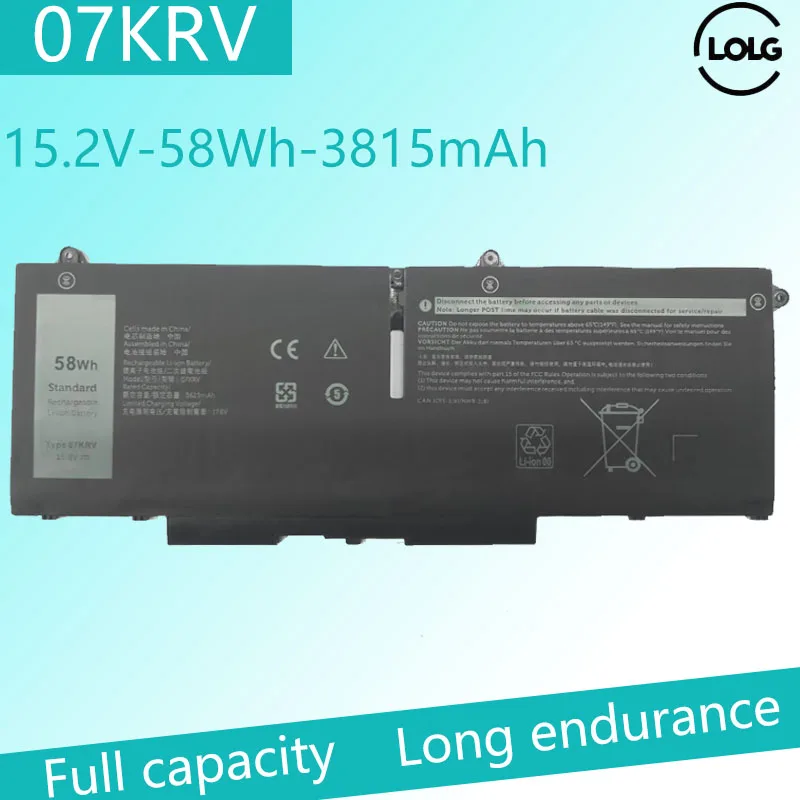 New brand 07KRV H4PVC 4FVJG Laptop Battery For Dell Latitude 14 7430(2-in-1),5430,15-7530 O7KRV,VTCWY 9K5Y9 3W64P D1GX0