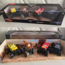 Disney Pixar Cars Off Road Vehicle Pullback Cars 4pcs/set Lightning Mcqueen Alloy Car Model Set Kids Birthday Gift Toys