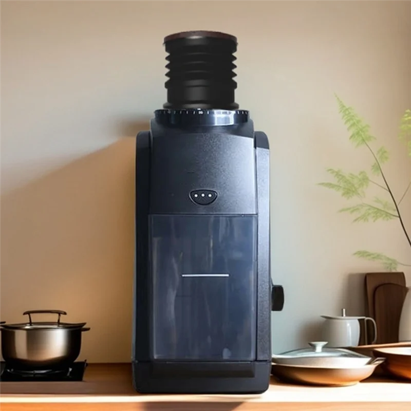 BBNV-Smerigliatrice da caffè in silicone con tramoggia a dose singola per Baratza Encore Contenitore per chicchi che soffia per pulire e collezionare polvere di caffè A