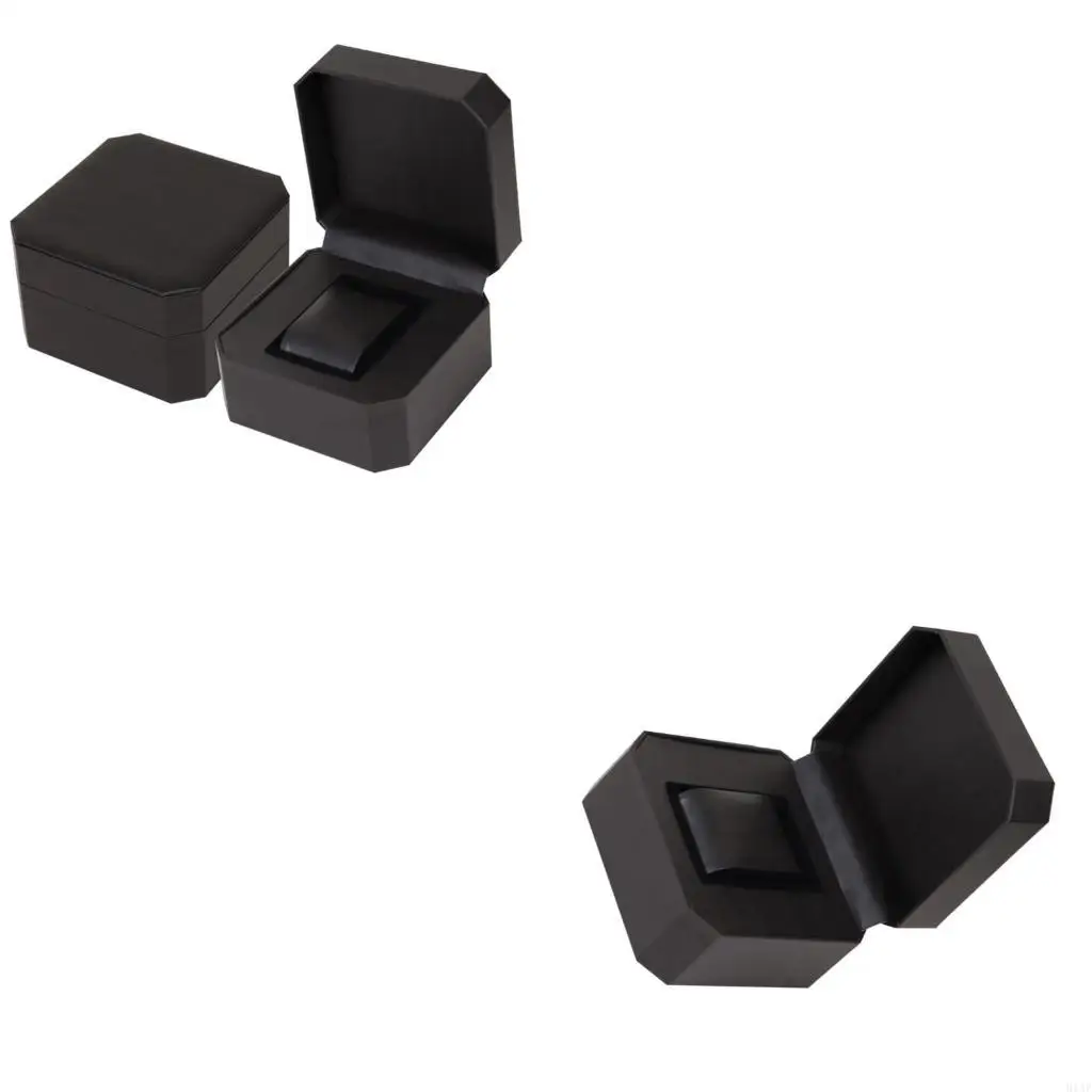 

91AF Elegant Watch Display Box PU Leather Watch Case Watch Storage Box Watch Case Watch Jewelry Perfect for Watches
