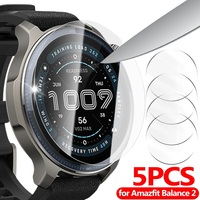 Smartwatch Screen Protectors for Amazfit Balance 2 Tempered Glass Watch Films HD Hardness Protective Cover for Amazfit Balance 2