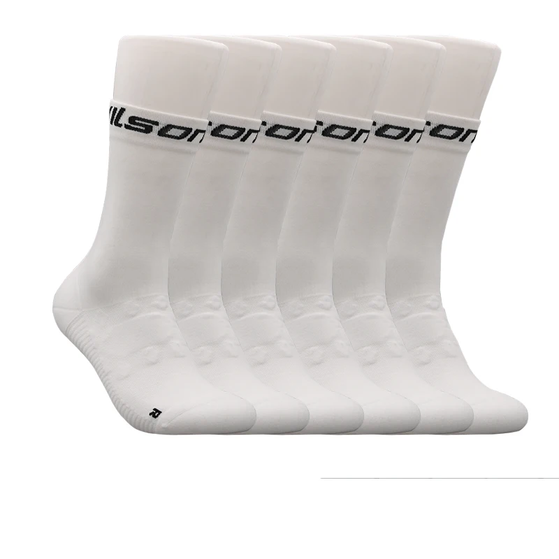 

6 pairs of breathable and sweat absorbing bicycle socks for men and women, compression fit, high tube crew, Sky Road series