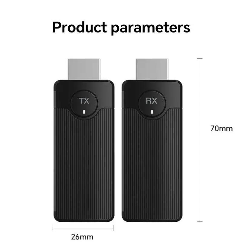 Lemorele Q50 اللاسلكية HDMI جهاز إرسال واستقبال الفيديو موسع عدة عرض محول دونغل لشاشة التلفزيون العارض التبديل الكمبيوتر