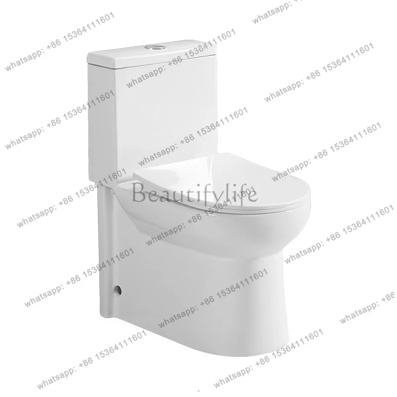 Household toilet left and right row side drainage toilet wall rear toilet