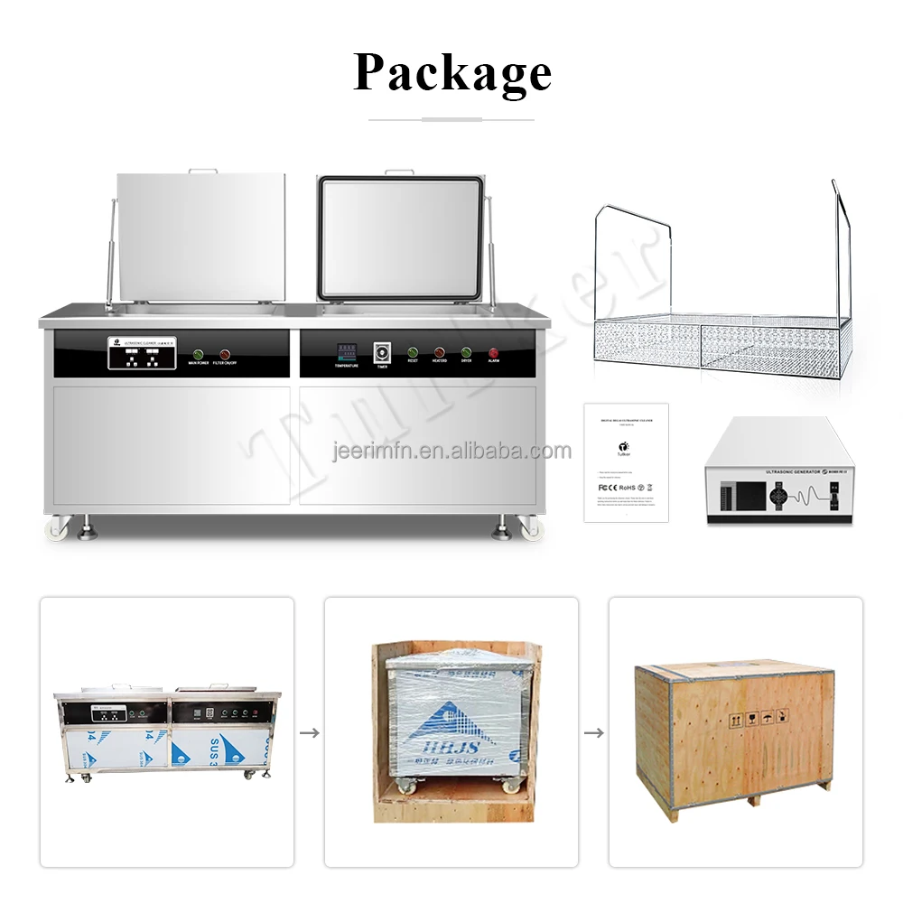 264 L قنية الصناعية Bac بالموجات فوق الصوتية الأنظف خزان المياه بالوعة مضخة الترشيح المعدات مجموعة ديغا تردد الاجتياح