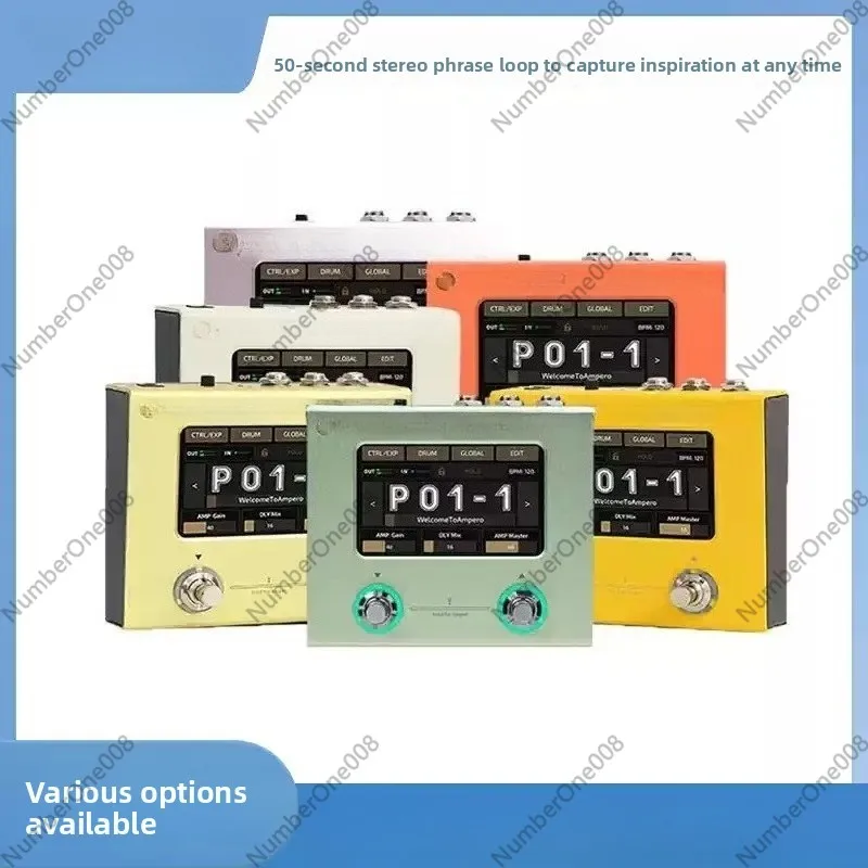 

Guitar Bass Multi-Effects Processor Amp Modeling IR Cabinet Simulator with USB Audio Interface