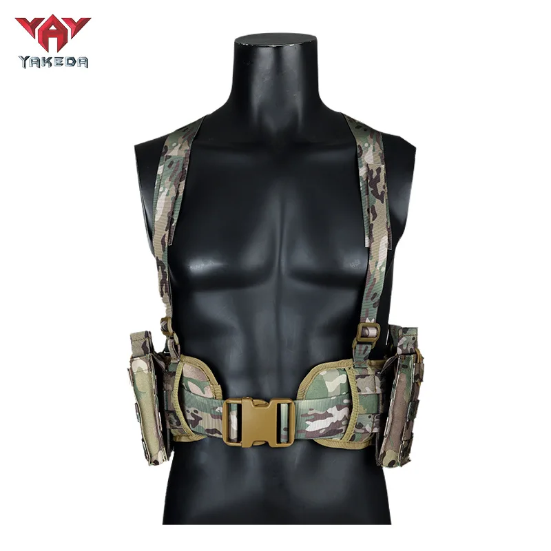 YAKEDA CS Tactical Bibs, Outdoor Training Equipment, Combat Vest, Travel Equipment