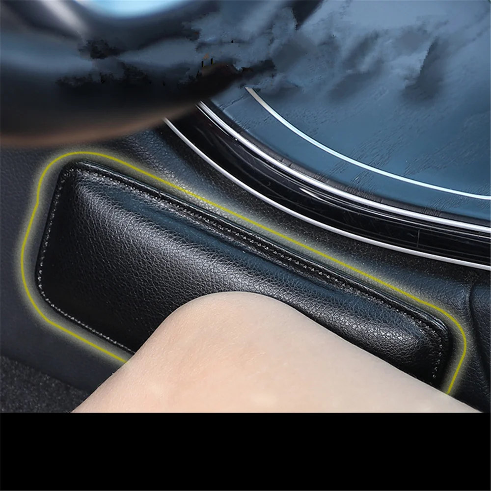 Car knee pads auto seat leg pads for Nissan Teana X-Trail Qashqai Livina Sylphy Tiida Sunny March Murano Geniss Juke