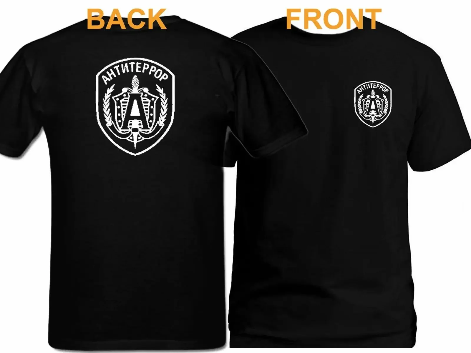 

Russian KGB Soviet Spetsnaz Commando Alfa Badge T-Shirt. Summer Cotton Short Sleeve O-Neck Mens T Shirt New S-3XL