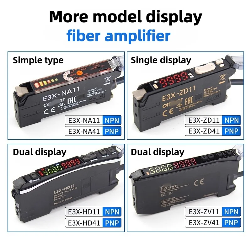 E3X-NA41 Brand new original PNP fiber optic amplifier; fiber optic sensor,large quantity in stock, welcome to consult.