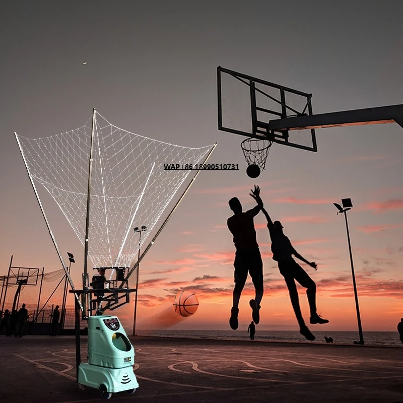 

High-End All-in-One Automatic Rebounder Ball Passing Equipment Basketball Shooting Machine