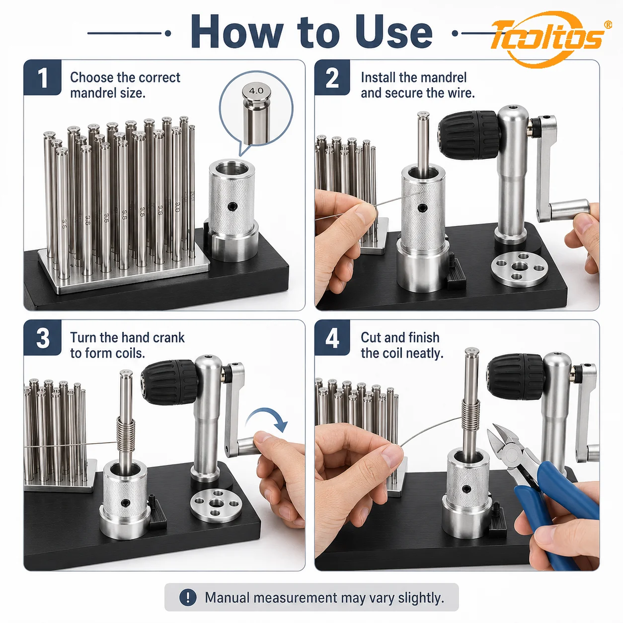 เครื่องทำห่วงกลม TOOLTOS แบบใช - Jewelry Making Wire บทวิจารณ์และราคา