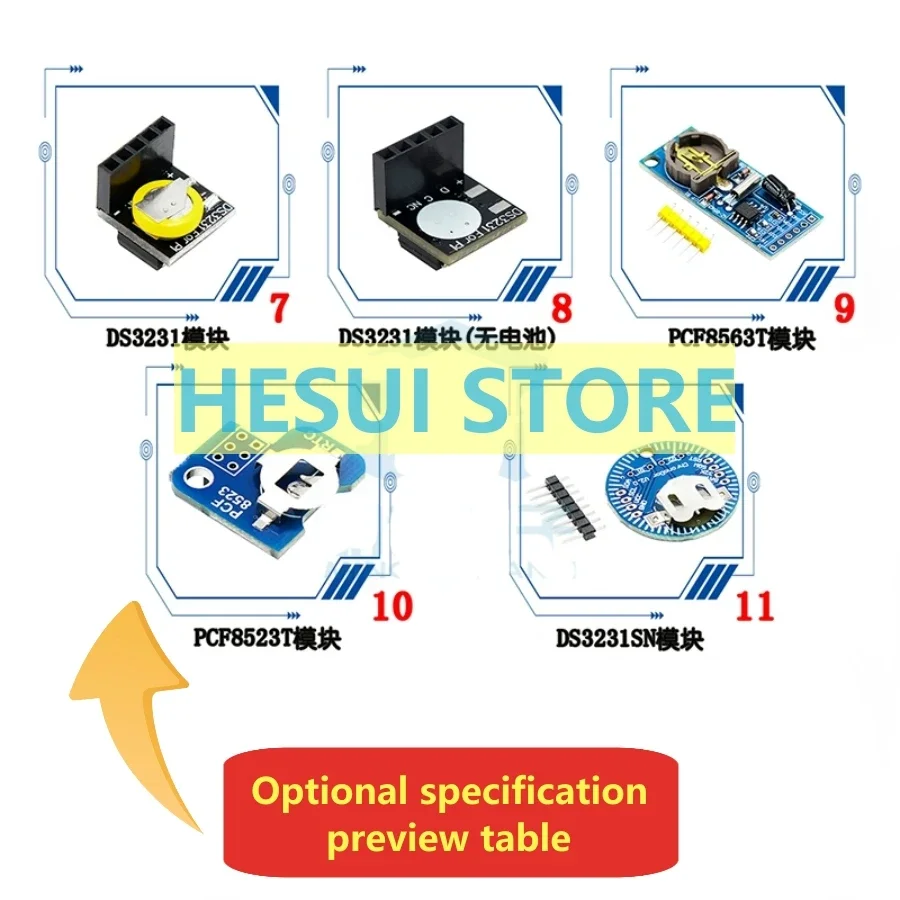 Clock module series Foreign high precision RTC module IIC Module Storage Module DS3231 Module Board