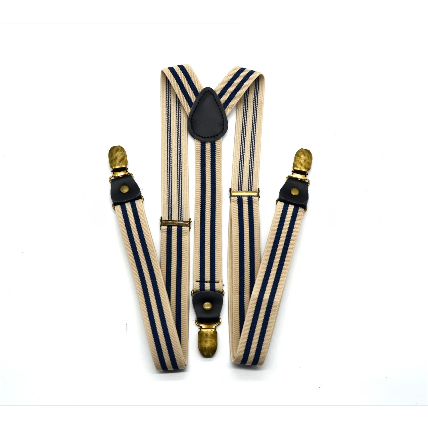 Adult Suspenders Stripes 2.5cm 3 Clips Fashion Trend Braces Elastic Stretch Unisex Party Performance Accessories Belt for Men