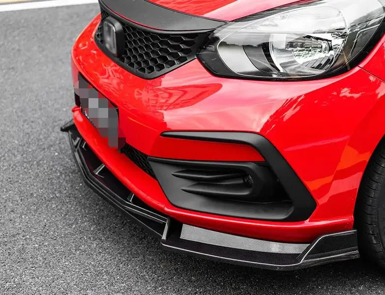For Honda FIT Body kit spoiler 2021-2022 For Honda JAZZ DFK ABS Rear lip rear spoiler front Bumper Diffuser Bumpers Protector