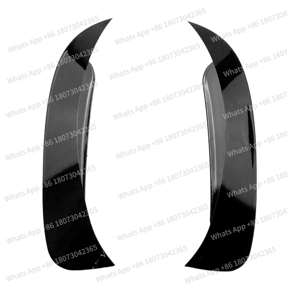 

Пара задних бамперных вентиляционных крышек, накладка-сплиттер, глянцевый черный для Mercedes-Benz GLA 200 250X156 GLA45 AMG 2013-2018