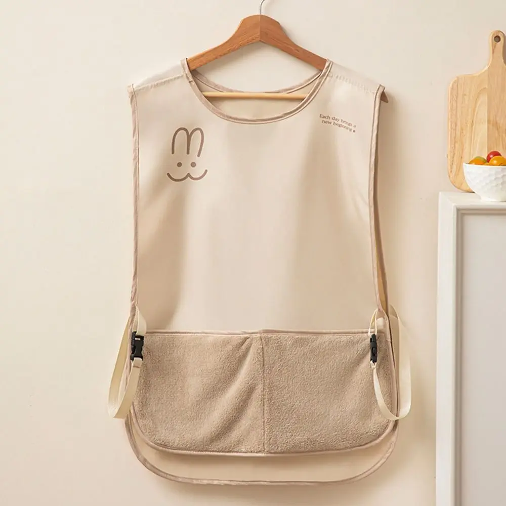 Waterproof Stain-Resistant Apron Wipeable Hands Vest Style Kitchen Aprons Anti Dirty Breathable Sleeveless Apron