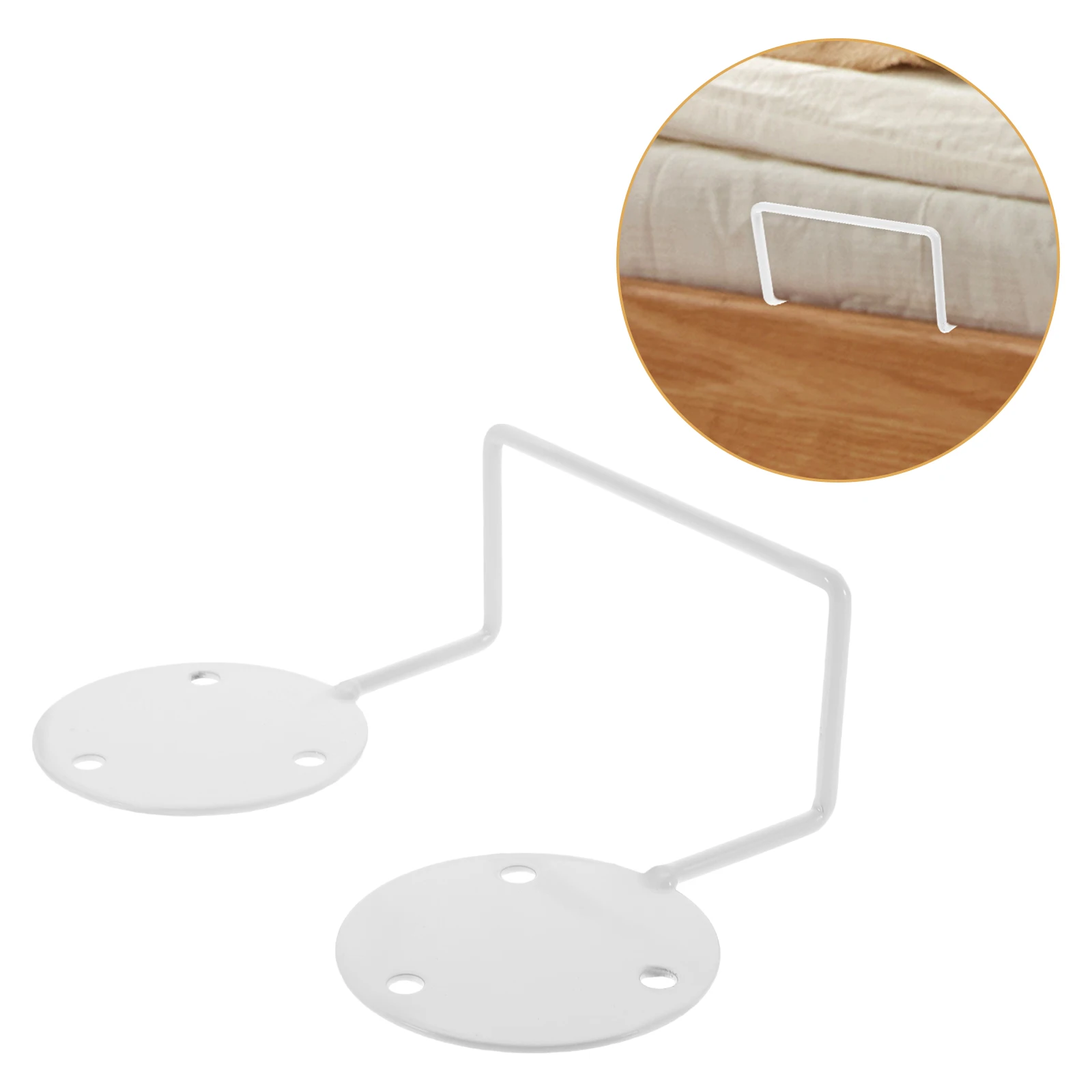 

4pcs Mattress Bar Anti-Slip Gripper Non-Slip Baffle Stoppers Bed Frame Holder Bedding Accessories Easy Install