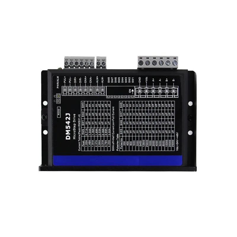 DM542J Digital Stepper Motor Driver DC 24-48V 2 Phase Stepper Motor Controller Drive Module for CNC Router