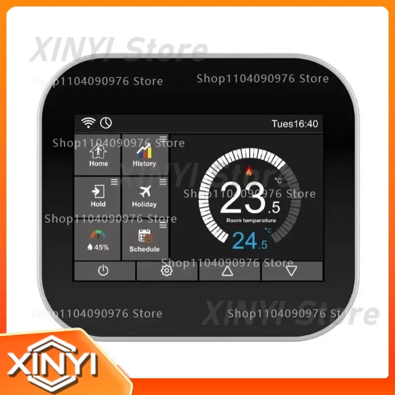 Smart WiFi Thermostat for Heating Water Floor Heating Electric Floor Heating Wall Mounted Boiler Thermostat with Modbus HVAC
