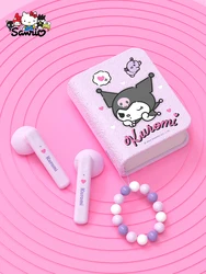 Sanrio Kuromi auricolari Bluetooth Cinnamoroll True Wireless Headset Pochacco Sport riduzione del rumore Touch Control giochi cuffie