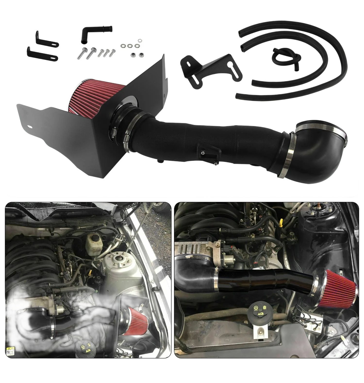 Turbocompressoren voor koude luchtinlaat voor de V8-motor van 4,6 liter van het Mustang GT-model van 2005 tot 2009
