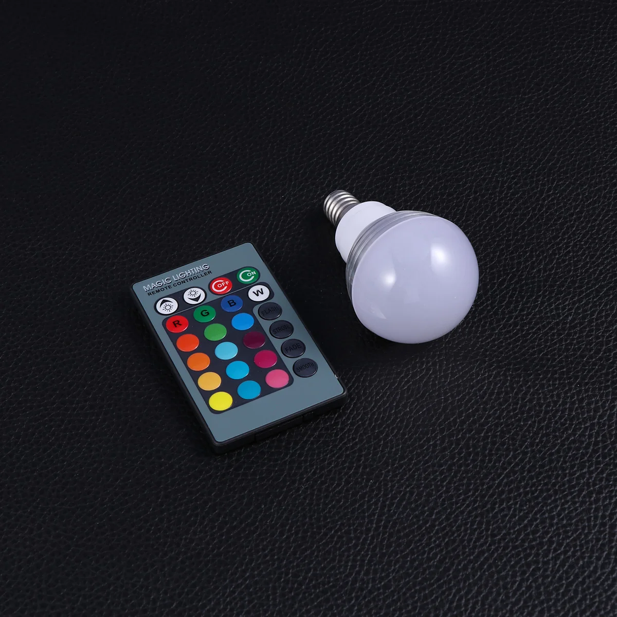 24 Key Rgb Led Bulb 3W E14 Color Changing Light Remote Control 85-265V Energy Saving Low Power High Heat Dissipation Living Room
