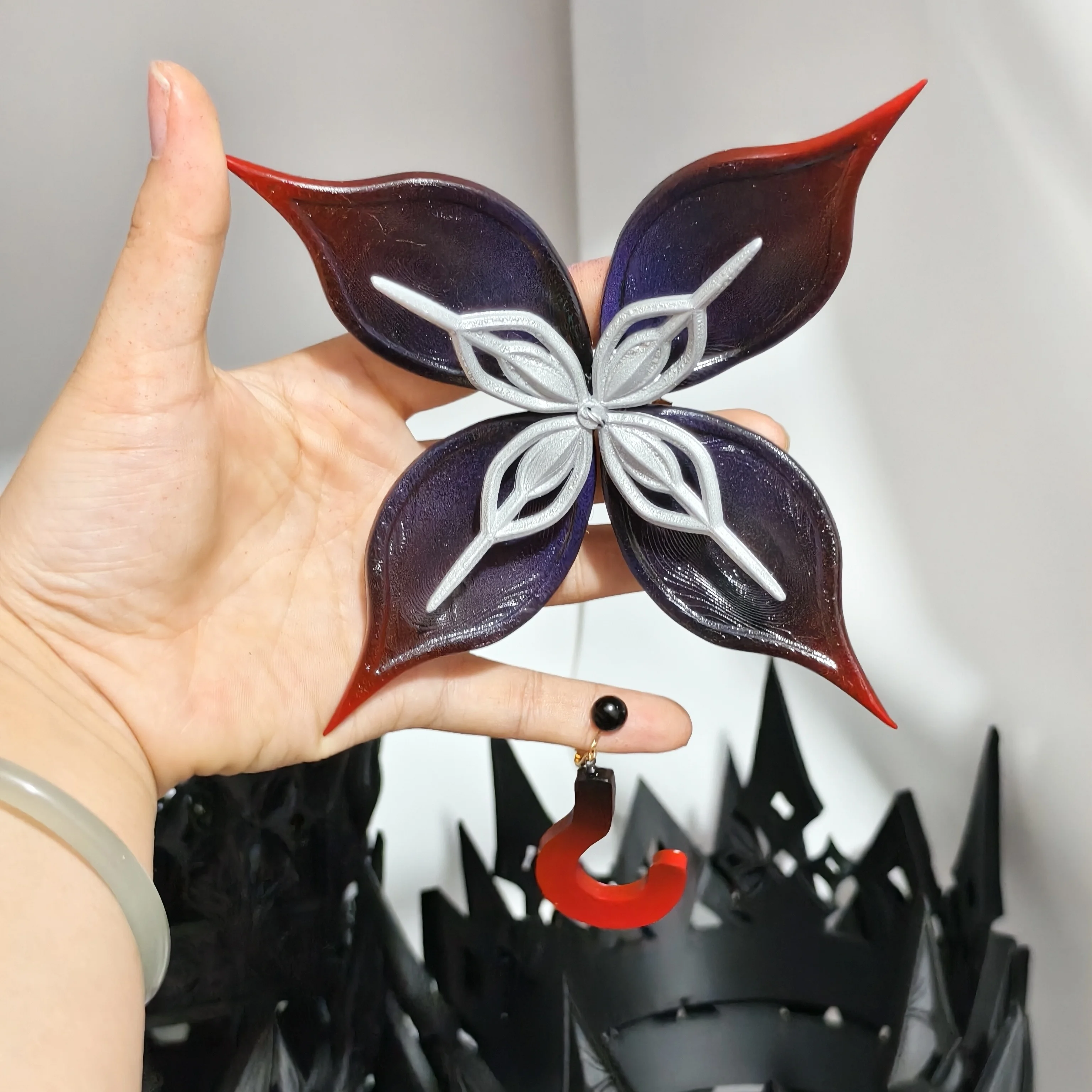 Game Honkai Star Rail SP March 7th Cosplay Prop March7th Evernight Cosplay Prop Headwear Earring Larganoche Hallowmas Party Role