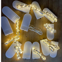 1-5M Waterproof LED String Lights Battery Operated Copper Wire Fairy Lights DIY Wedding Party Christmas Decoration Lights String