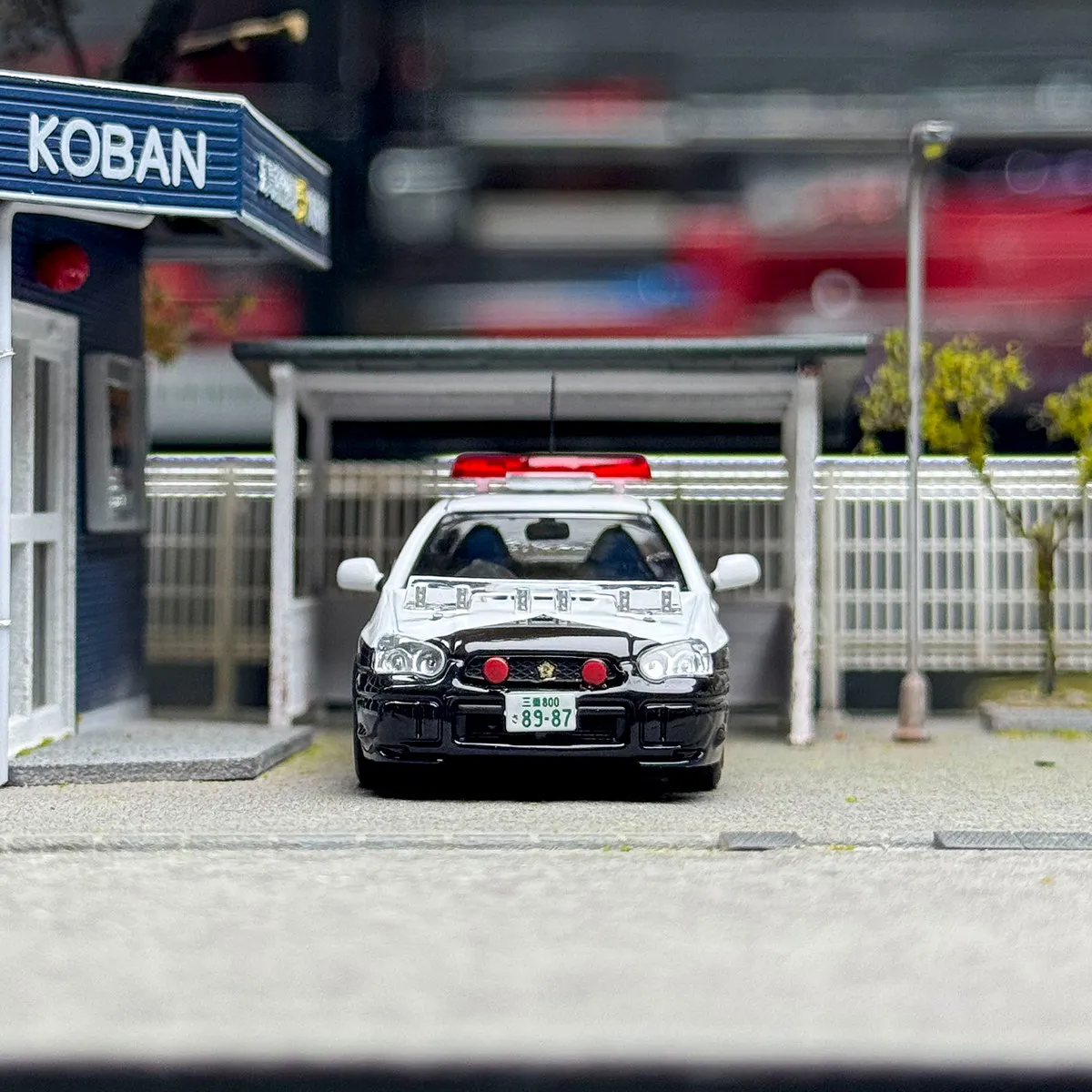 Rollin 1:64  Impreza - Kuma Prefecture / Hokkaido / Okayama Prefecture / Mie Prefecture Police Patrol Alloy Model - In Stock