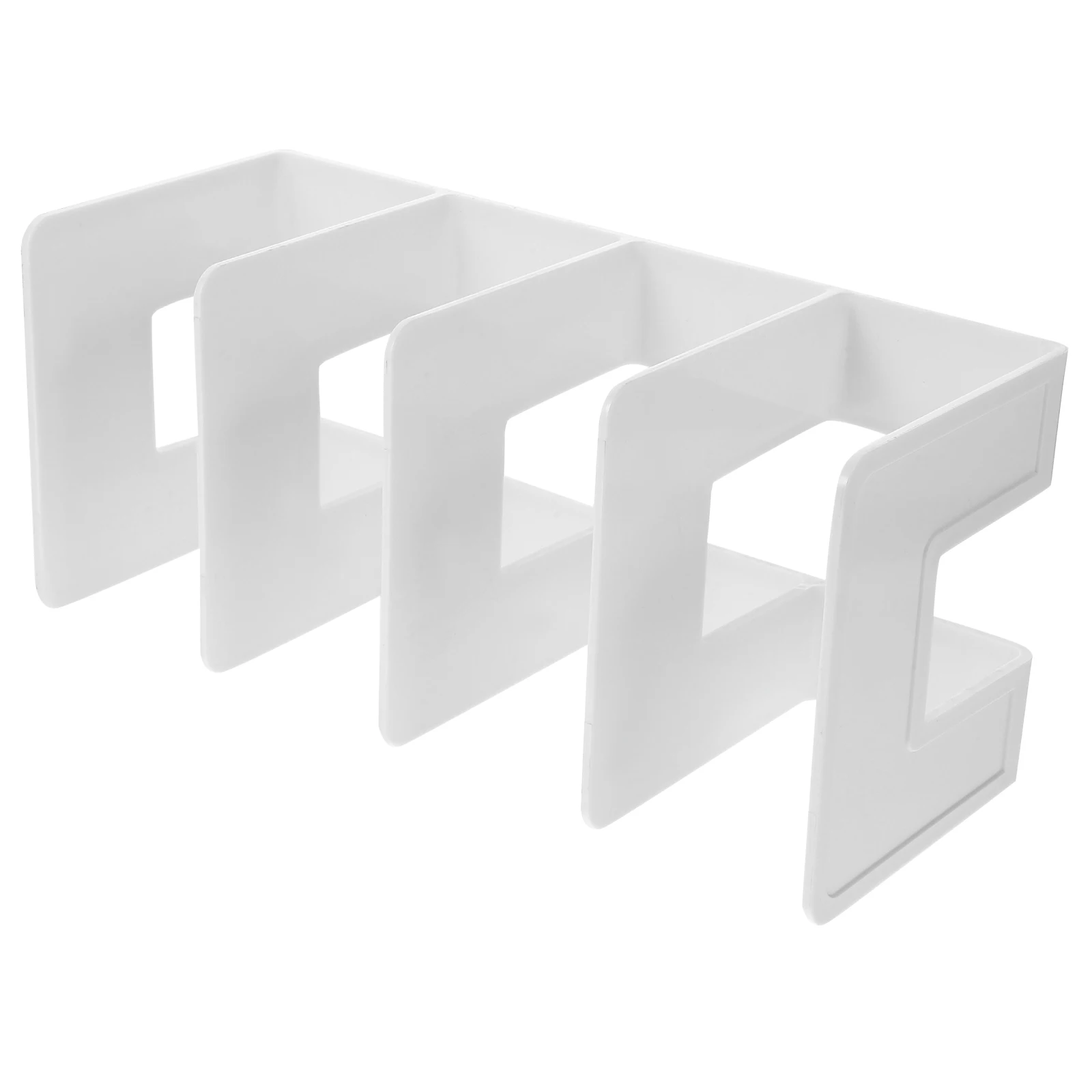 

File Storage Rack Book Shelf Desk Sorter Desktop Organizer for Students Computer Document Holder Acrylic Folder