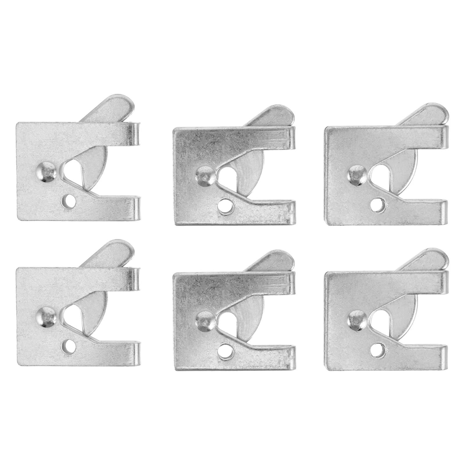 

6 Pcs Pet Cage Lock Barn Buckle Gate Frame Latch Crate Locks Door Silver Barrel Bolt
