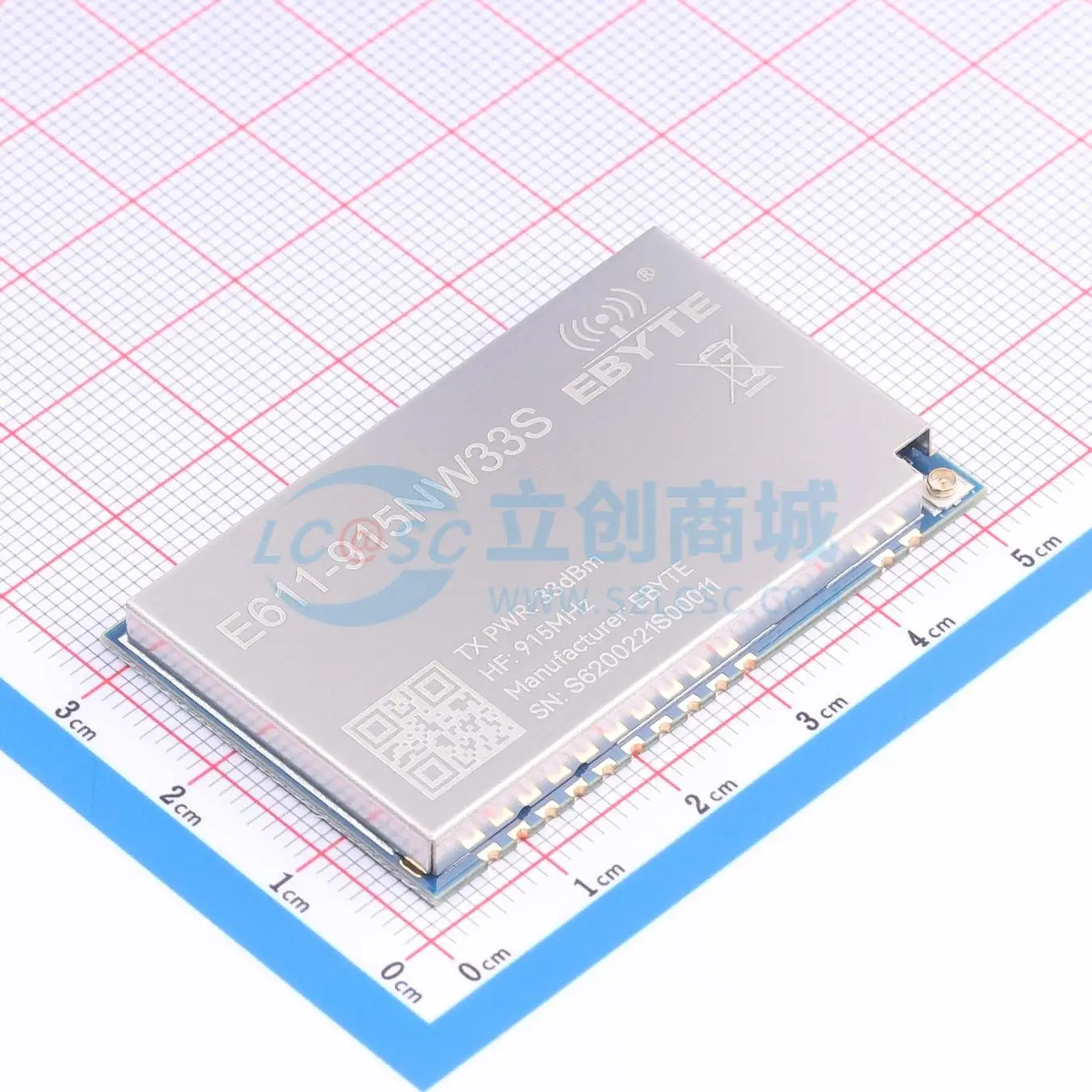 1pcs E611-915NW33S SMD 50x30.9mm RF Wireless Communication Module for Smart Home System