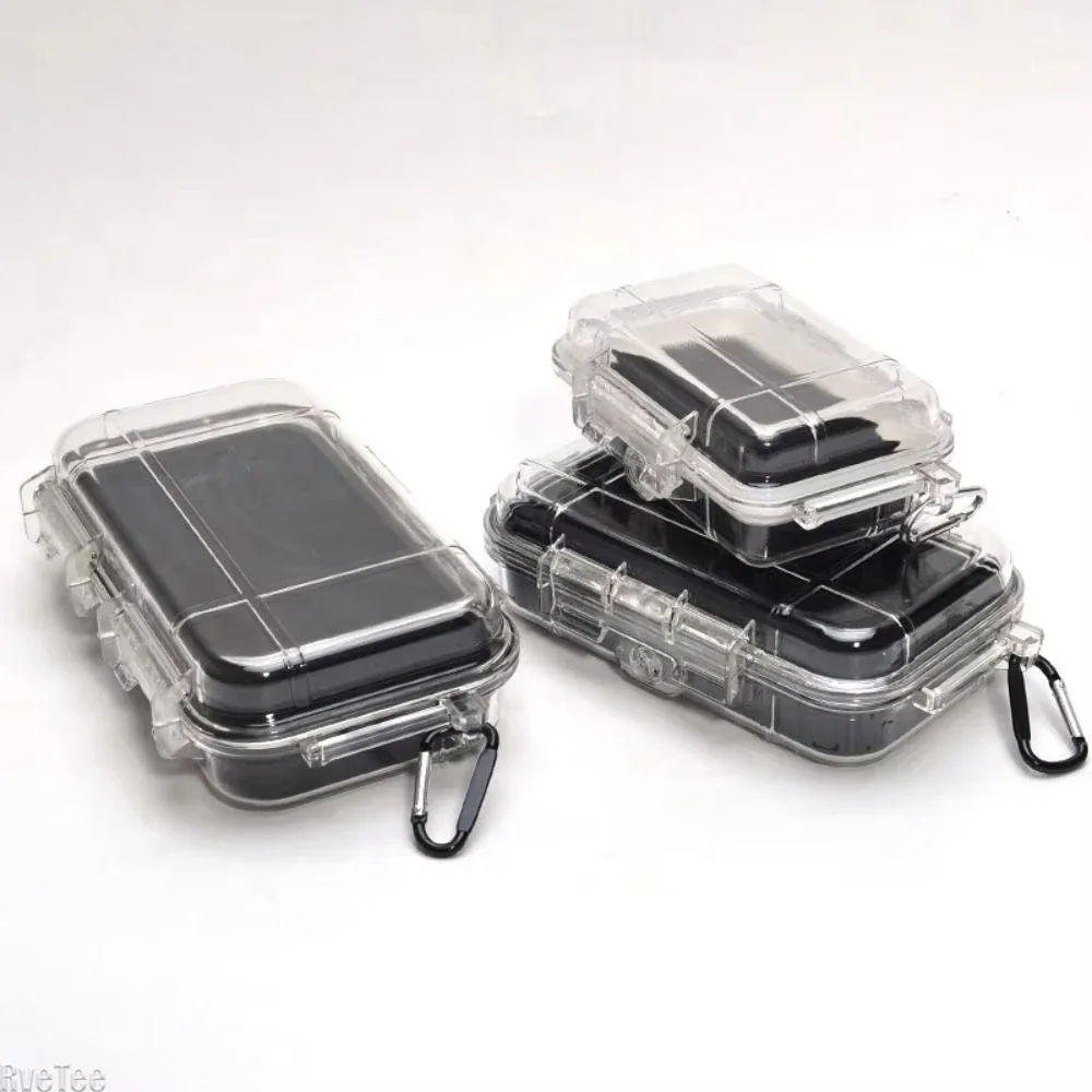 

Transparent Moisture-proof Sealed Storage Box with Adjustable Buffer Rubber Pad Professional Waterproof Tank Shock-proof Outdoor