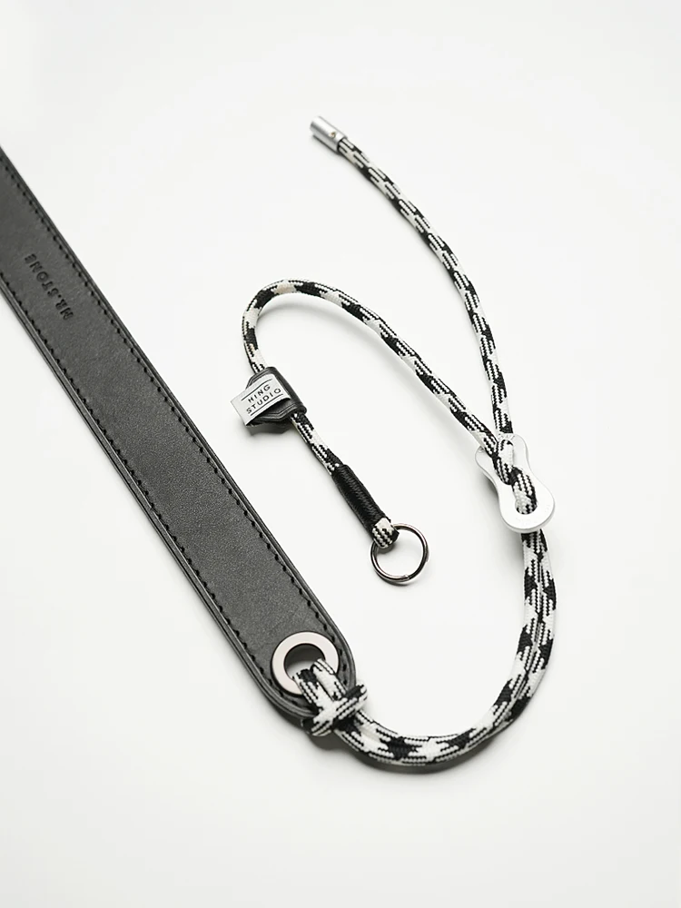 Mrstone Verstelbare lederen schouderbanden voor Sony XT5 Fujifilm XS20 Nikon camerariem Lanyard schouderriem diagonale riem