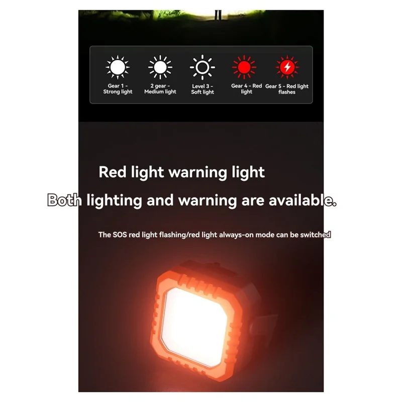 ABGE-COB LED سلسلة مفاتيح صغيرة قابلة للشحن ضوء مقاوم للماء USB شحن عالية الكثافة مصباح العمل في الهواء الطلق مع ضوء الكاشف المغناطيسي