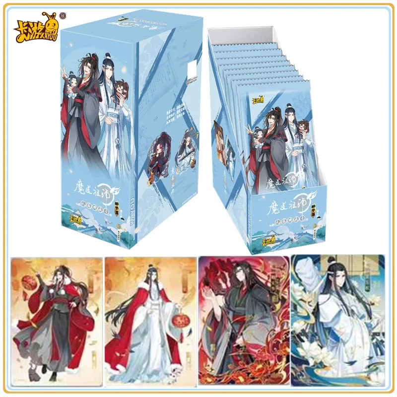 

KAYOU Genuine Mo Dao Zu Shi Drunk Dreams Signature Card Wei Wuxian Lan Wangji full Set of Collection Cards for Kids Xmas Gifts