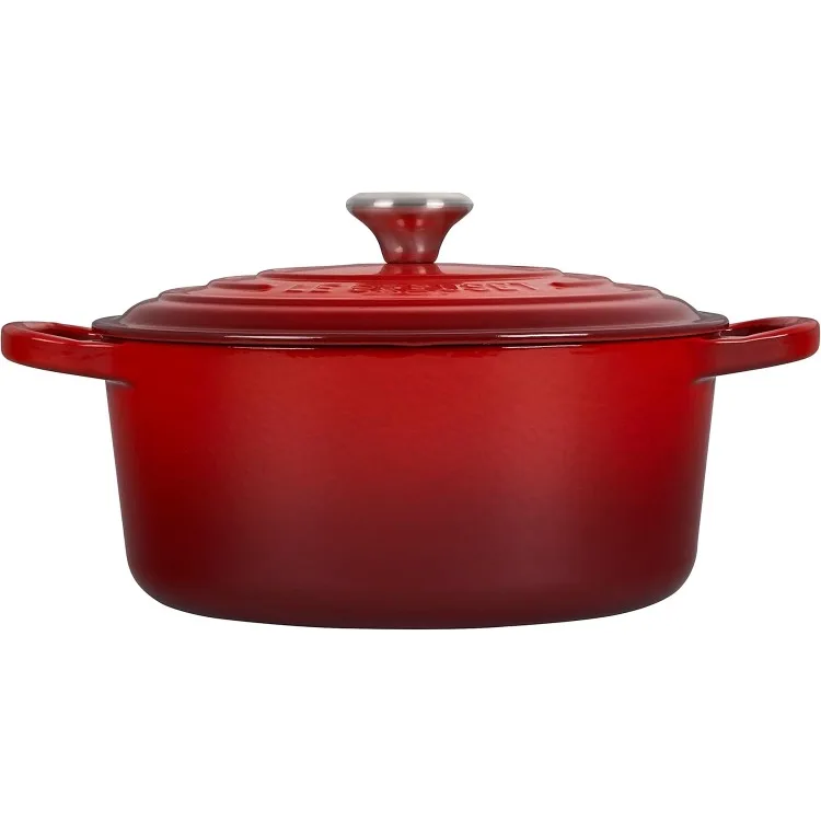 Enameled Cast Iron Signature Round Dutch Oven, 3.5 qt. , Cerise