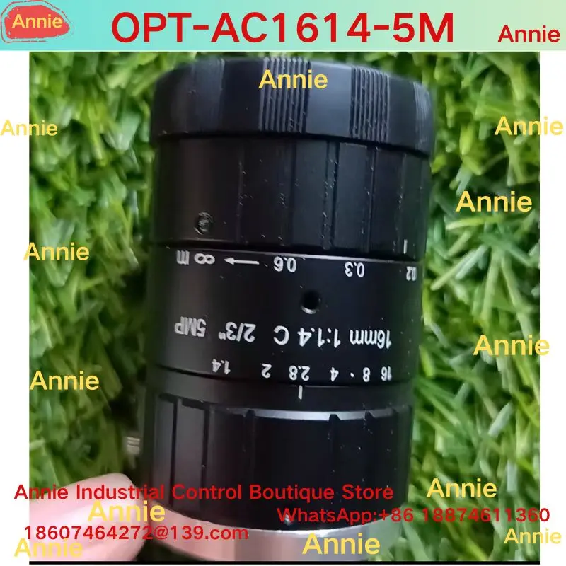 brand-new  OPT-AC1614-5M industrial lens