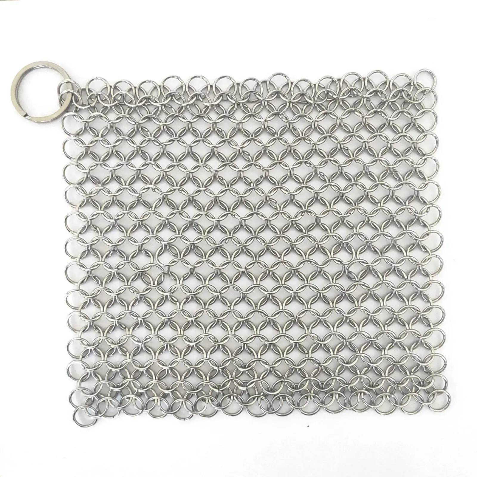 Multi Surface Chainmails Scrubber for Cast Iron Skillet Wok Ceramic Glass Stainless Steel Cleaner Tool