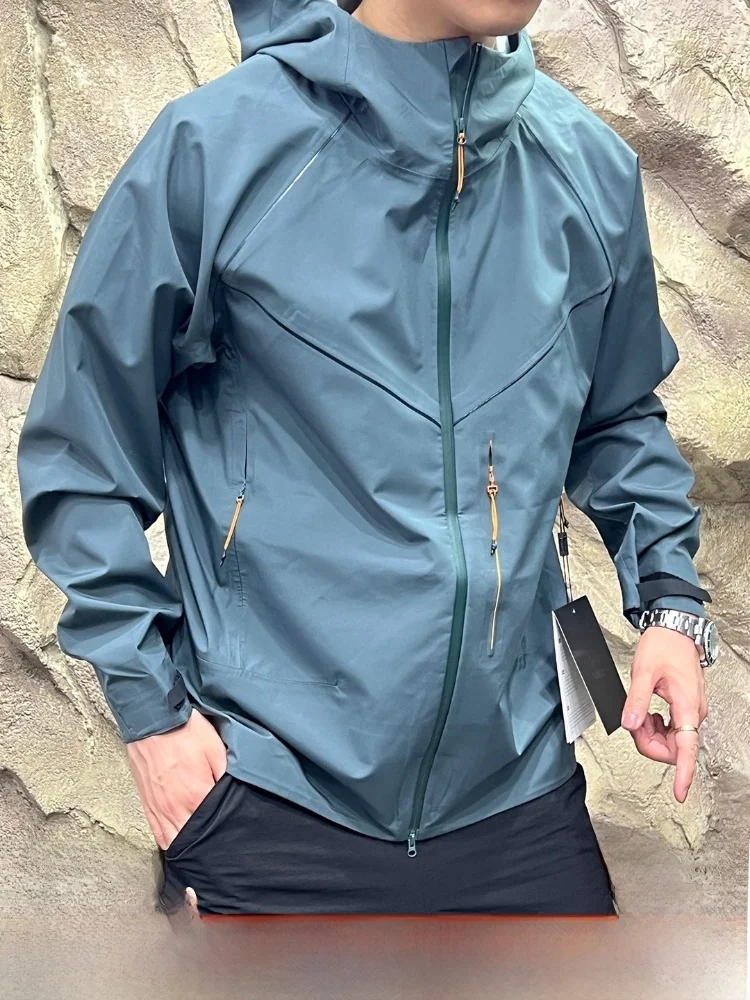 

Мужская уличная куртка премиум-класса Sl 3D на заказ, ветрозащитная, водонепроницаемая, весна 2025, подставка из полиэфирного волокна, повседневная, с капюшоном...