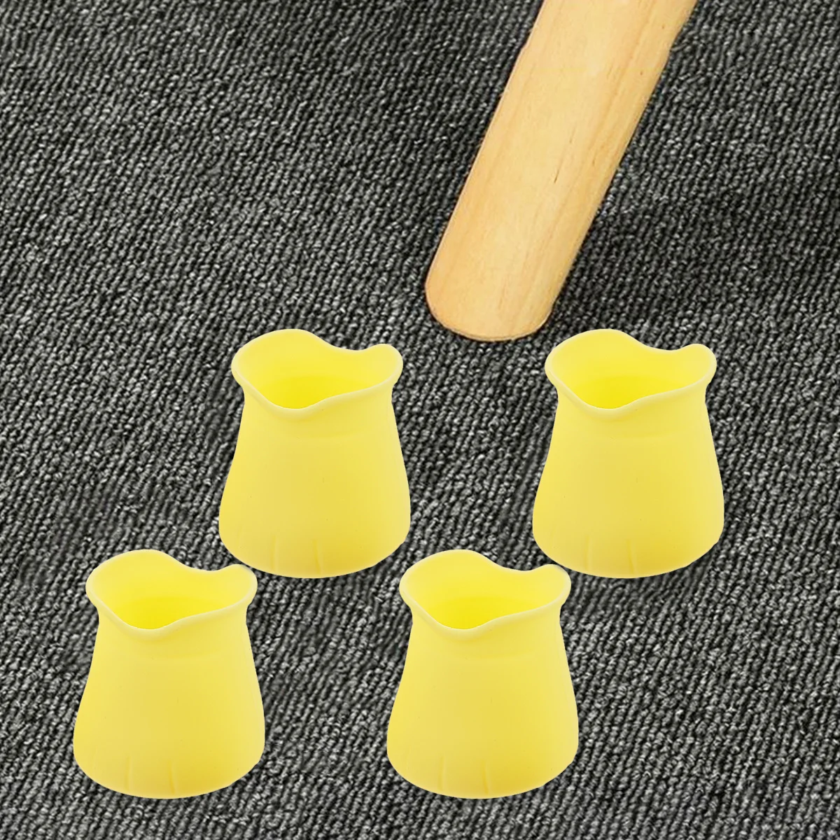 

4Pcs Baby High Chair Leg Covers Silicone Chair Feet Protectors Non Slip Floor Pads Desk Foot Sleeves Noise Furniture