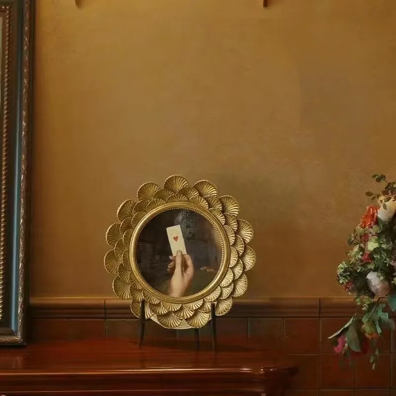 

Европейская креативная ретро-рамка для фотографий из смолы, семейный фотодисплей для украшения стен