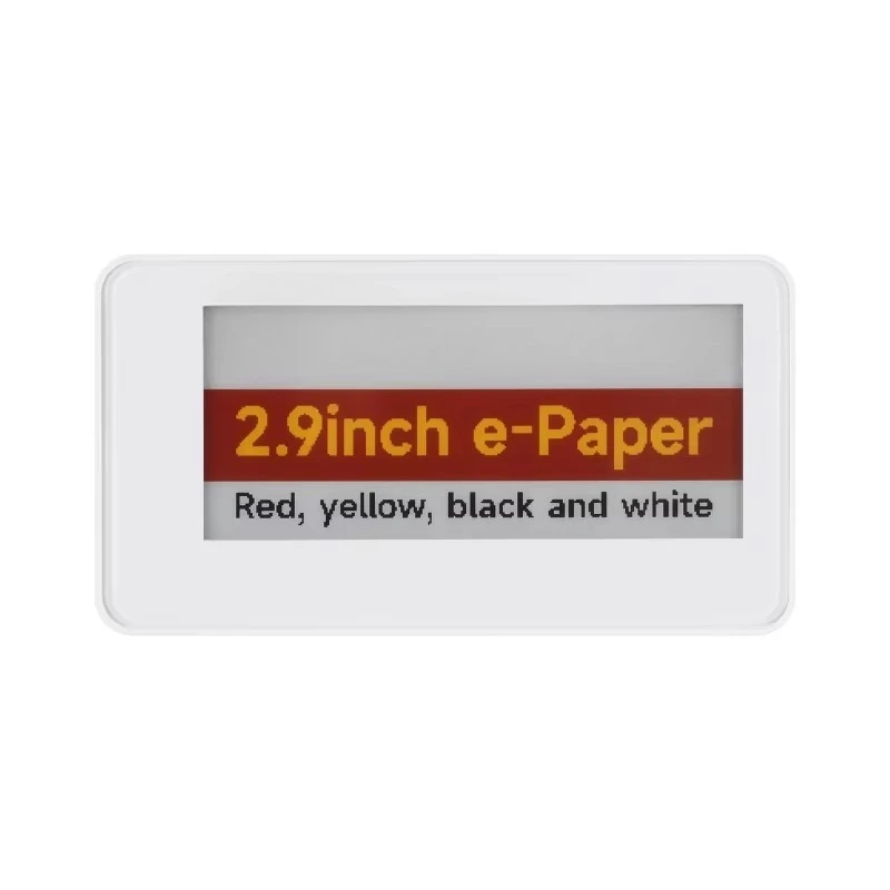 2.9inch Passive NFC-Powered e-Paper (G), Red/Yellow/Black/White 4-color Displaying, Wireless Powering & Refreshing, ABS Case