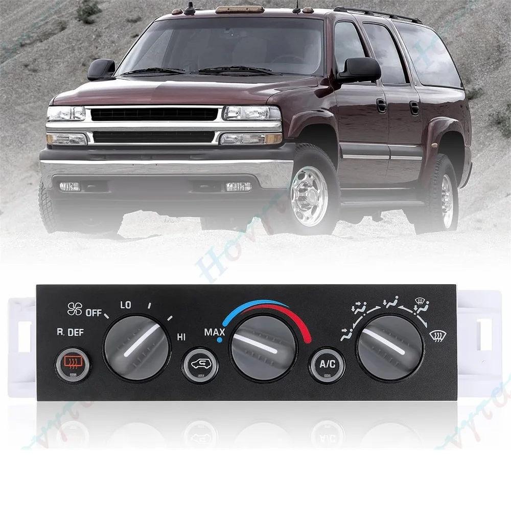 

599-006 HVAC для GMC C1500 C2500 C3500 K1500 K2500 K3500 пригородный обогреватель панель переключателя управления кондиционером передний модуль климат-контроля