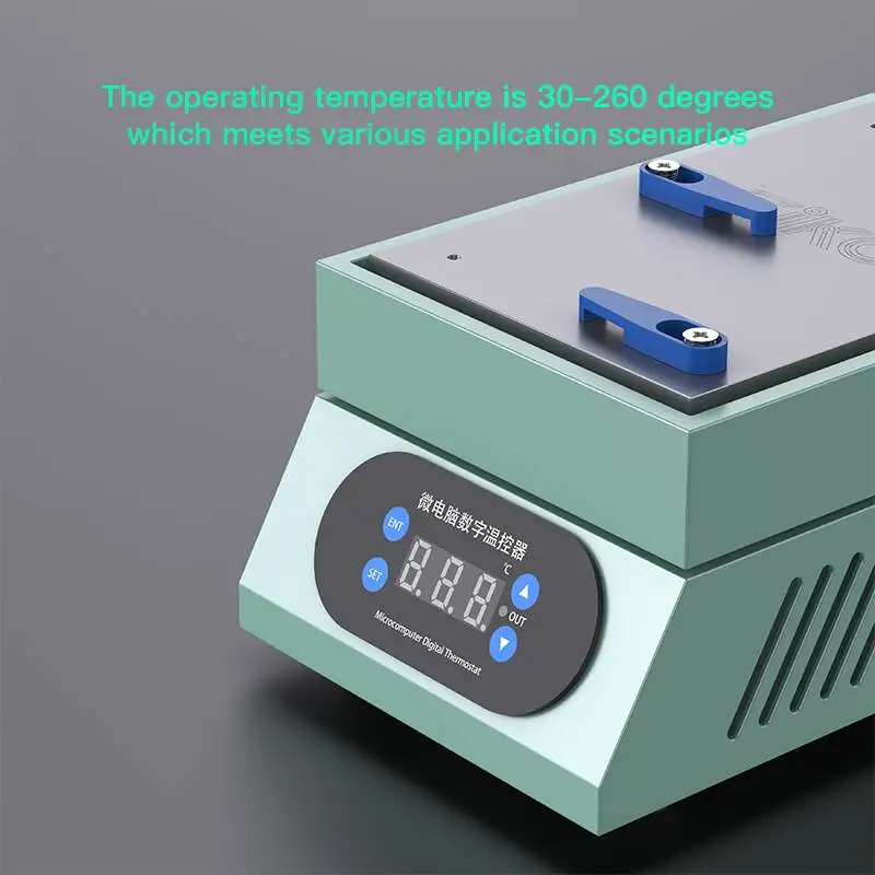 SK-H1 Large & SK-H2 Mini Preheating Platform for Motherboard Repair 30-260°C Temp Digital Thermostat Aluminum & Stone Insulation