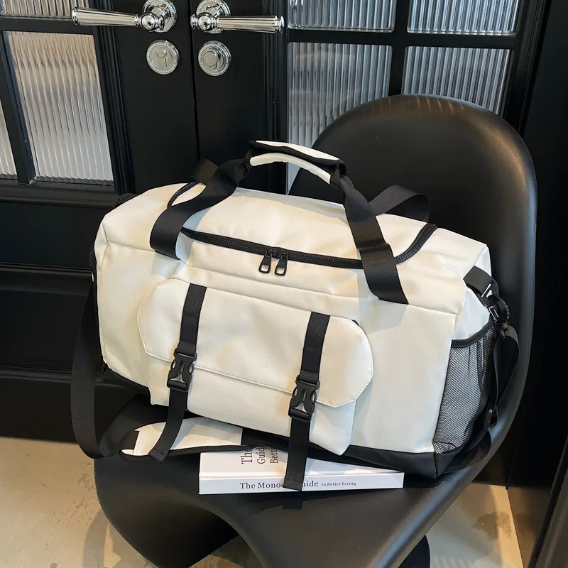 

Спортивная сумка для фитнеса с отделением для сухой и влажной воды, независимый склад обуви, сумка для плавания, портативная наклонная дорожная сумка большой вместимости