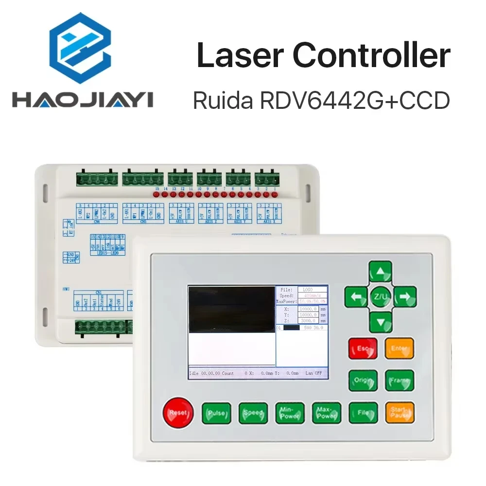 HAOJIEYI Ruida RDV6442G CCD Visual Co2 Laser Controller System for Laser Cutter Engraver Machine